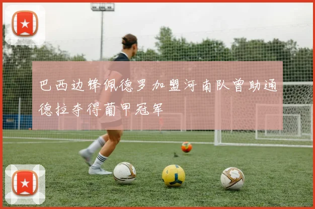 巴西边锋佩德罗加盟河南队曾助通德拉夺得葡甲冠军